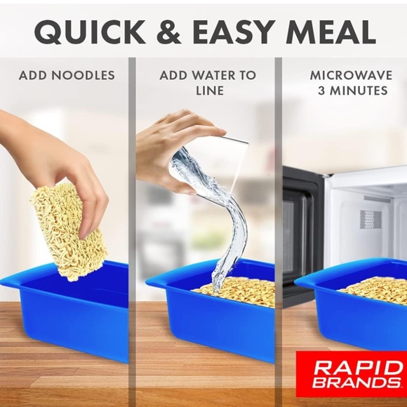 Rapid Ramen and Mac Cookers, Microwave (Set of 3) - Picture 3 of 6